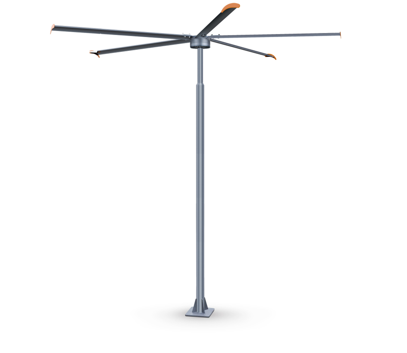 Pole Mounted Fan PMSM Motor Standing Fan