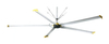 HVLS large ceiling fan for warehouse livestock 