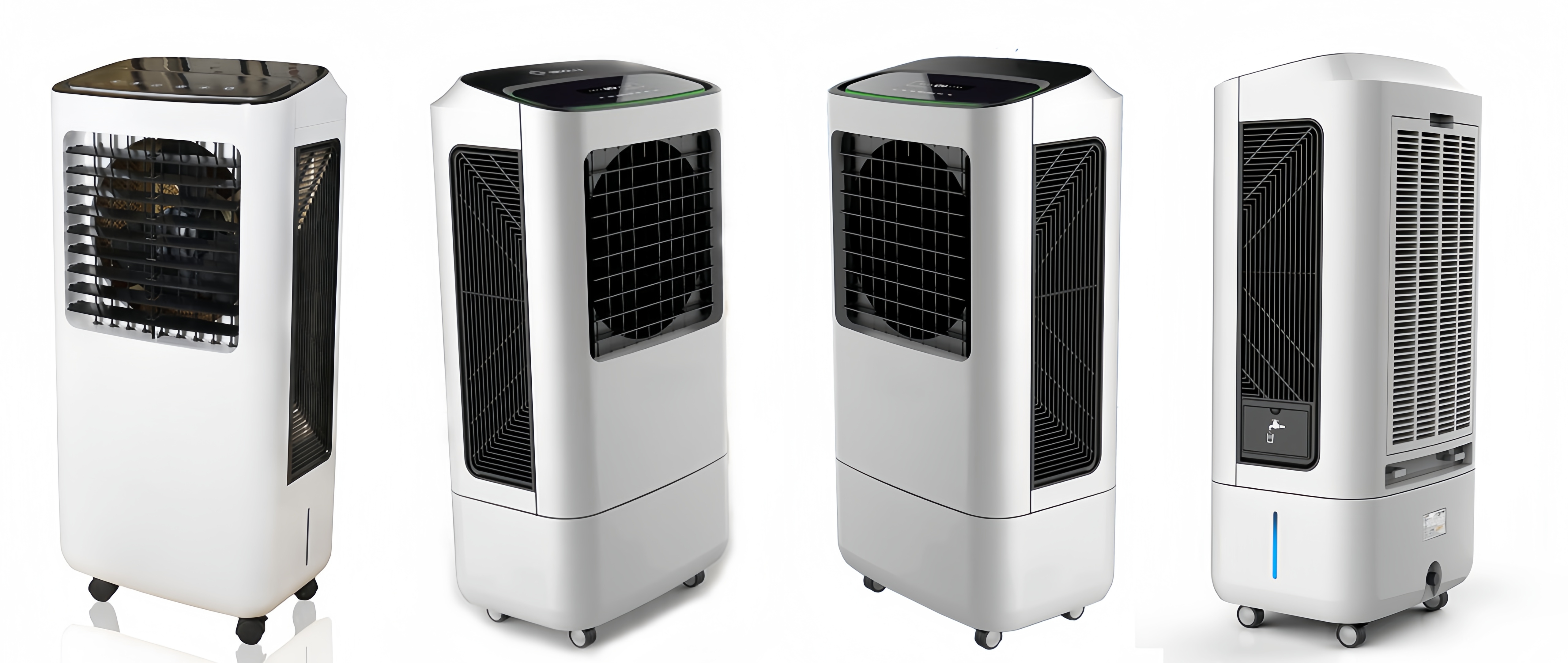 5000 m³/h Portable Evaporative Air Cooler Floor-Standing Design for Household & Commercial Use